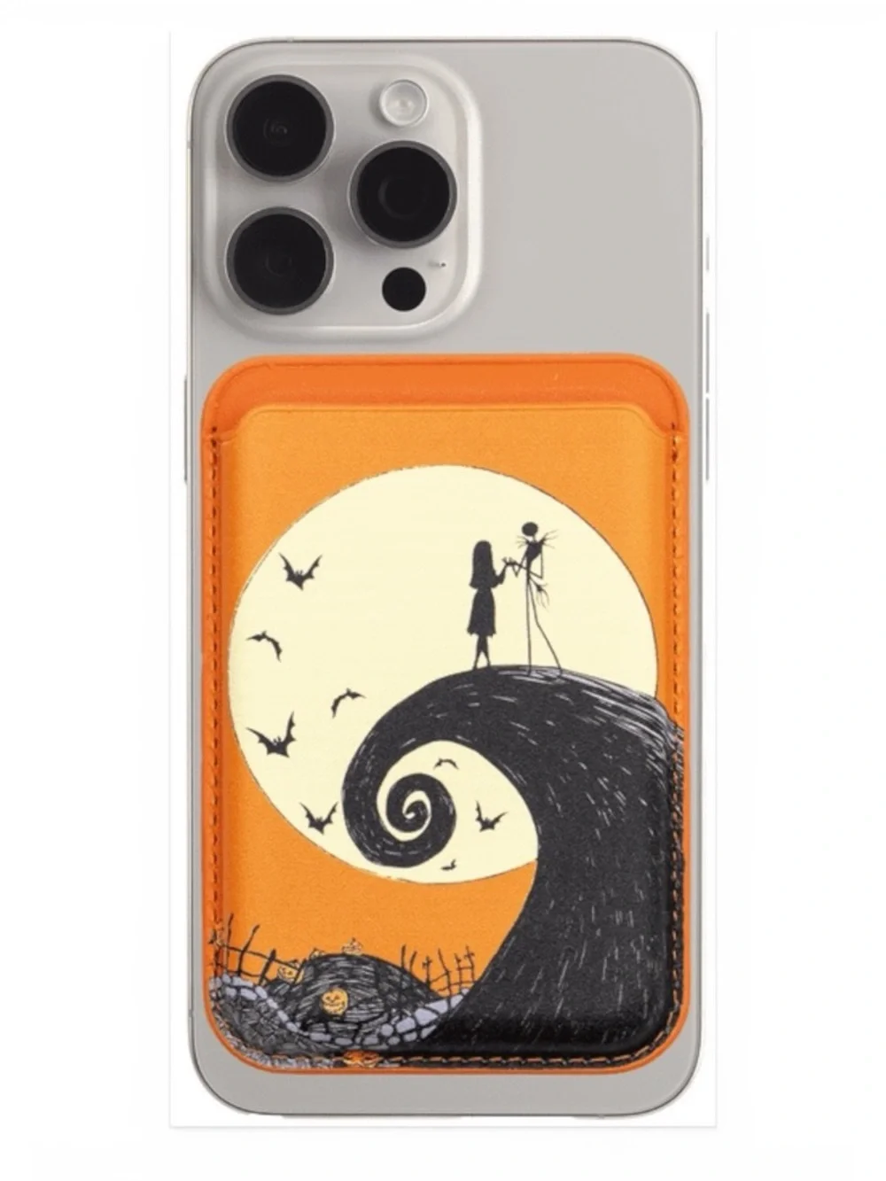 Nightmare Before Christmas MagSafe Wallet Jack & Sally CultureFly Magnetic Phone